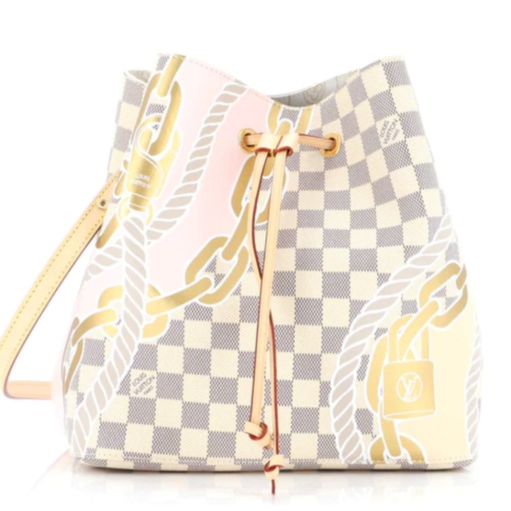 Louis Vuitton Damier Azur Canvas Nautical Ropes Néonoé MM